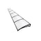 Window Door Awning 1Mx6M Transparent Hollow Sheet Plastic Frame