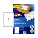 Avery Laser Label L7167 1Up Pack Of 100