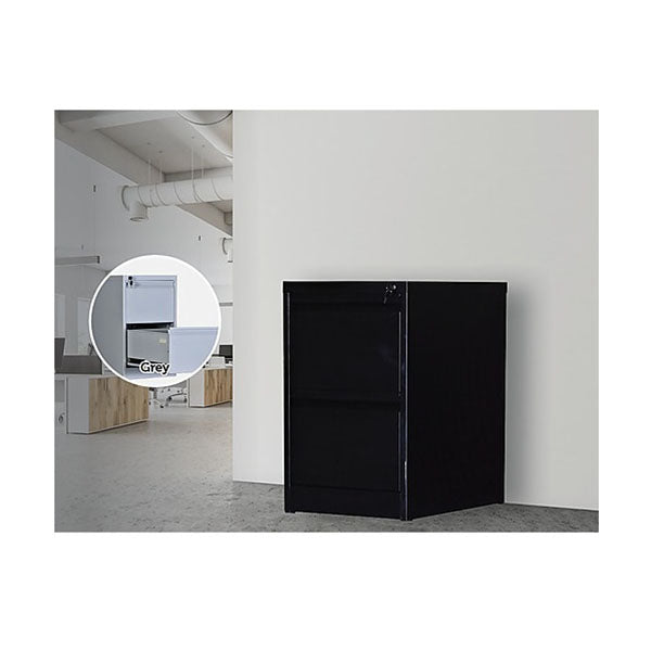 2-Drawer Shelf Storage Locker Cabinet