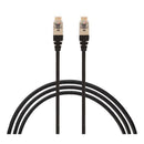 Pack Of 10 Cat 6A Rj45 S/Ftp Thin Lszh 30 Awg Network Cable Black