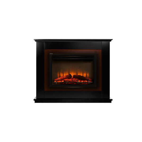 2000 W Electric Fireplace Mantle Portable Fire Log Wood Heater