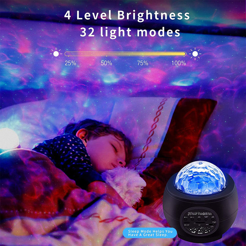 Colorful LED Star Night and BT Musical Nebula Lamp- USB Powered_11