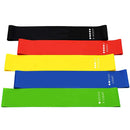 5-Pc Skin Friendly Different Levels Yoga Resistance Bands_6