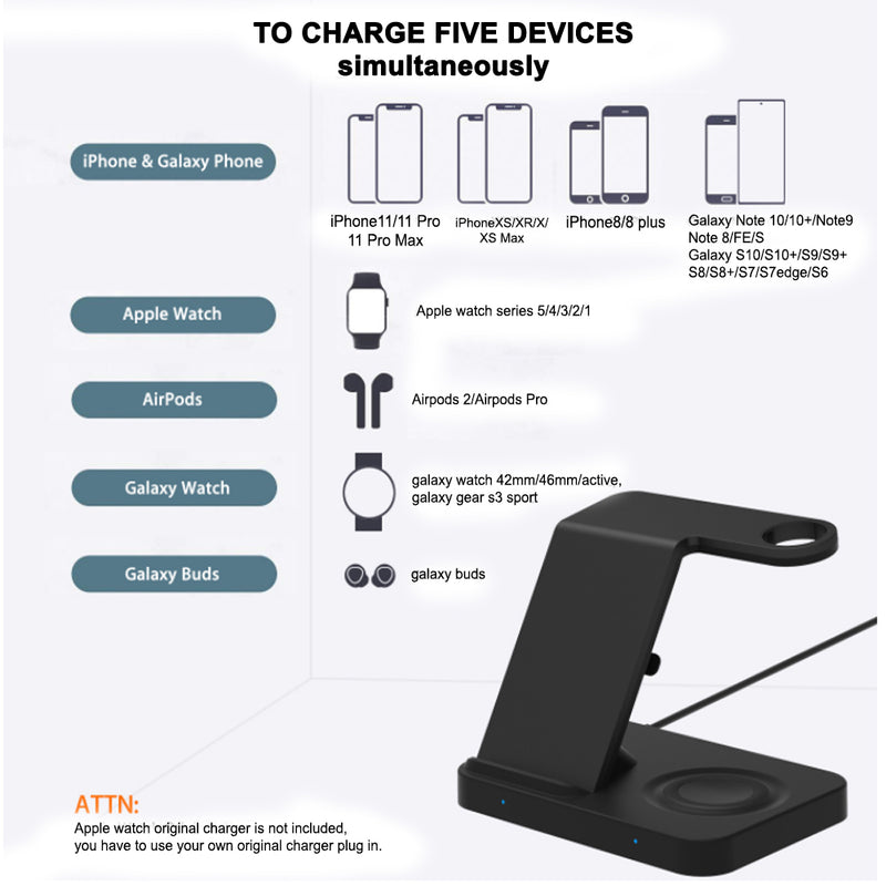 3-in-1 Qi Enabled Wireless Charging Station for Samsung and Apple Devices_12