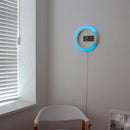 USB Plugged-in 3D LED Wall Clock Digital Alarm Clock and Lamp_18