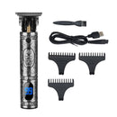 USB Rechargeable Cordless Hair Beard Trimmer- LCD Display_2