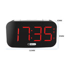 USB Plugged-in Digital Alarm Clock with Bed Vibrating Function_4