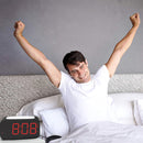 USB Plugged-in Digital Alarm Clock with Bed Vibrating Function_6