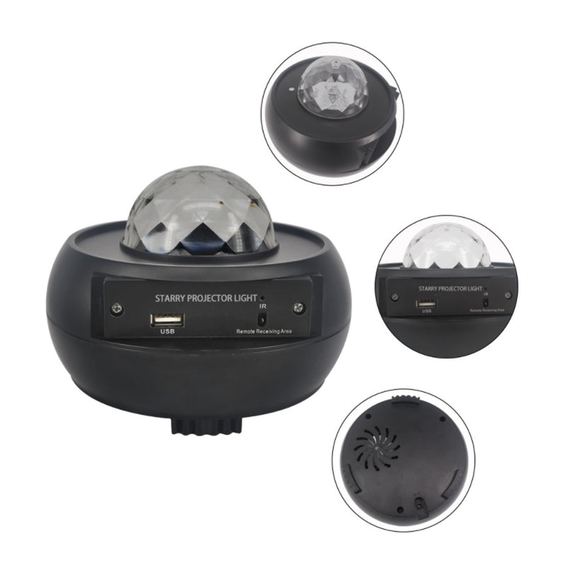 USB Interface Starry Night Sky Projection Lamp with Remote_4