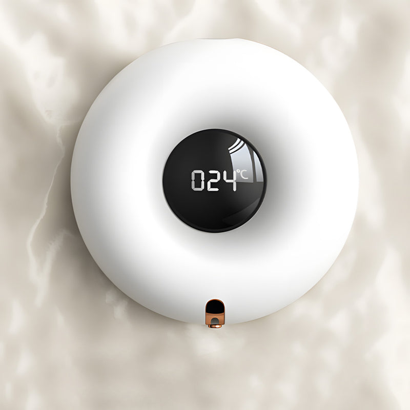 USB Charging Wall Mounted Doughnut Shape Soap Dispenser_5