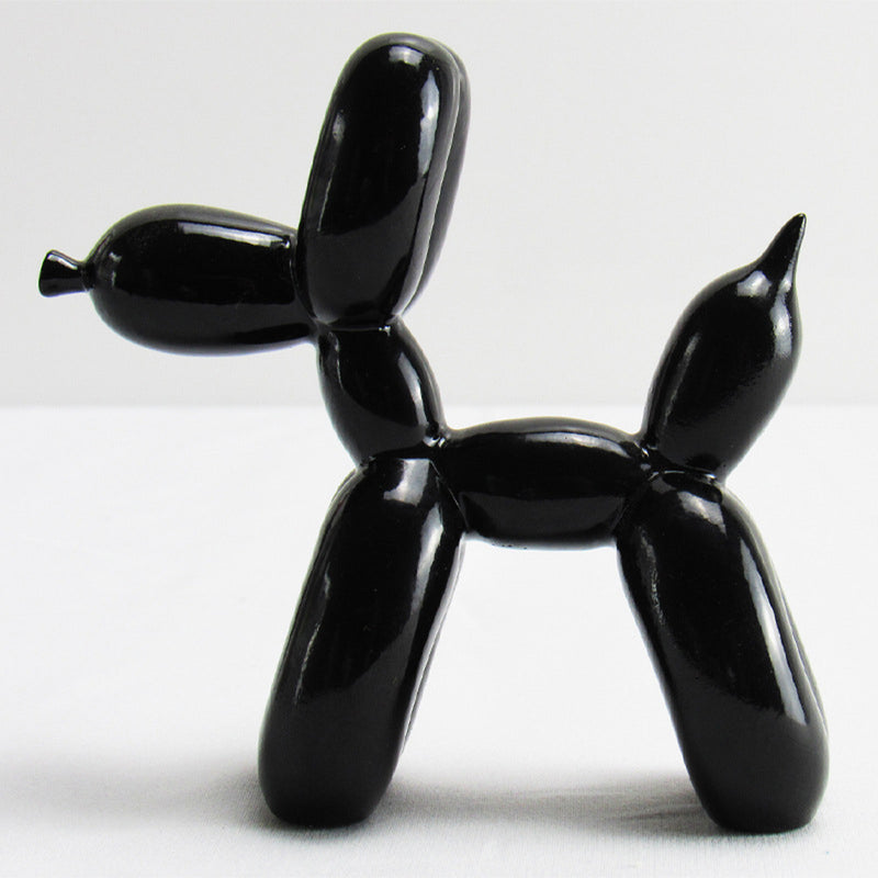 Resin Figurine Decorative Balloon Handmade Dog Sculpture_15