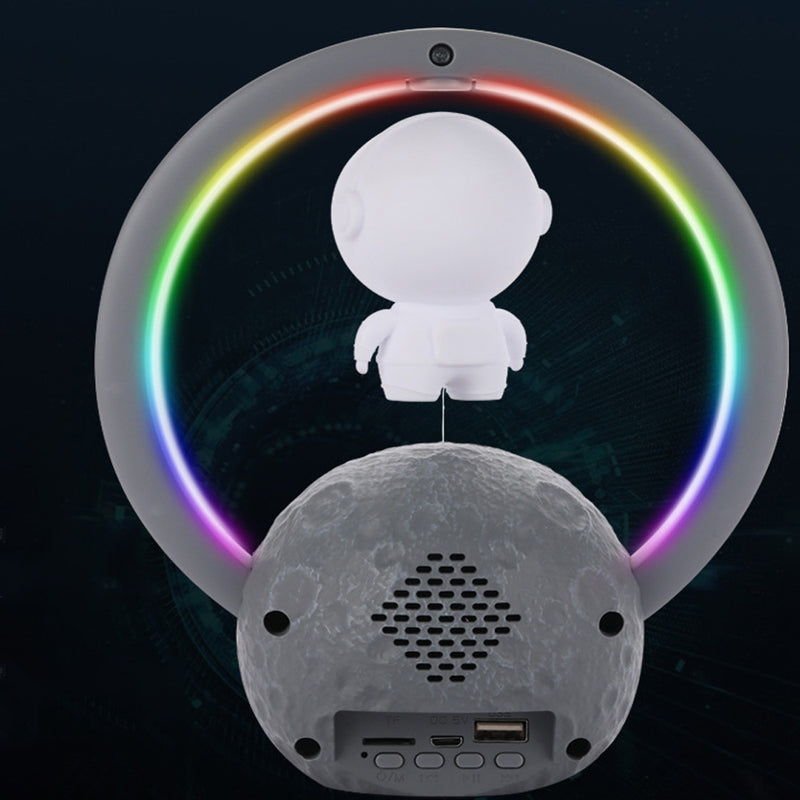 RGB Light Magnetic Levitating Astronaut Bluetooth Speaker_4