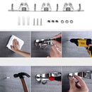 1/2 Pack Heavy-Duty Stainless-Steel Wall Mounted Space Saving Multifunctional Tools Organizer_6