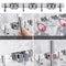 1/2 Pack Heavy-Duty Stainless-Steel Wall Mounted Space Saving Multifunctional Tools Organizer_7