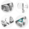 1/2 Pack Heavy-Duty Stainless-Steel Wall Mounted Space Saving Multifunctional Tools Organizer_8