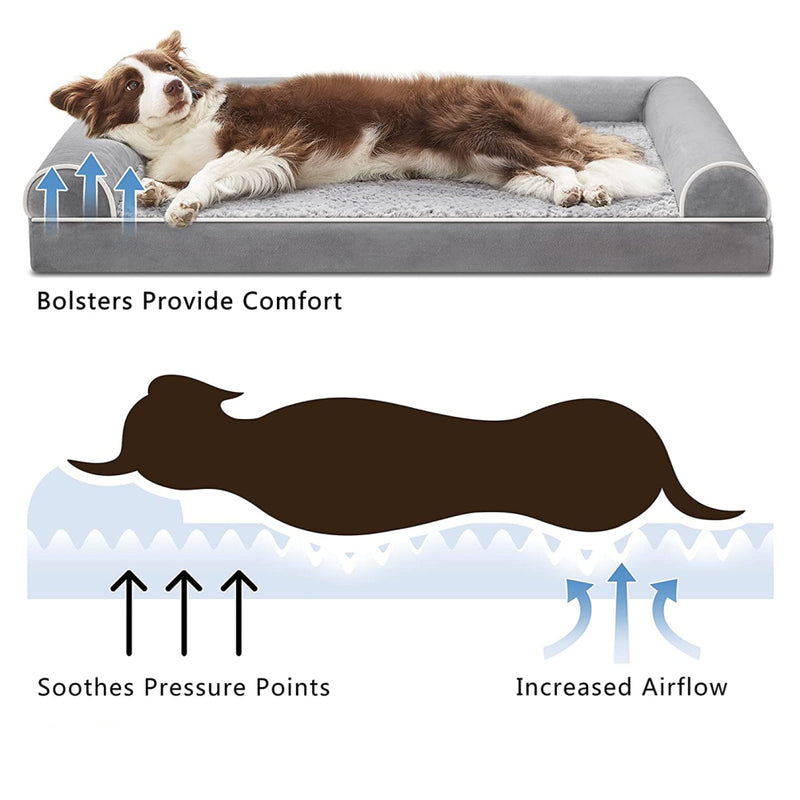 PETSWOL Four Seasons Pet Sofa Breathable Pet Bed_2