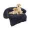PETSWOL Calming Pet Bed - Fluffy Plush Dog Mat for Comfort and Furniture Protection_0