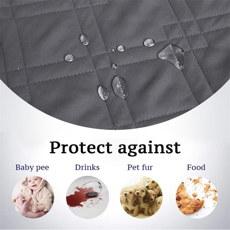 PETSWOL Waterproof Dog Bed Cover and Pet Blanket for Furniture, Bed, Couch, and Sofa-Gery_6