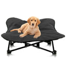 PETSWOL Portable Elevated Dog Bed-Foldable Design,Durable Material,Travel-Friendly_2