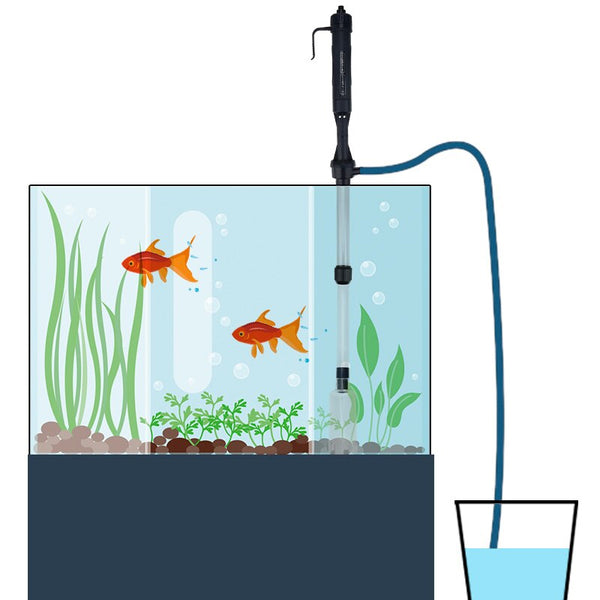 Fish Tank Cleaner Electric Gravel Vacuum Siphon Kit- Battery Powered_0