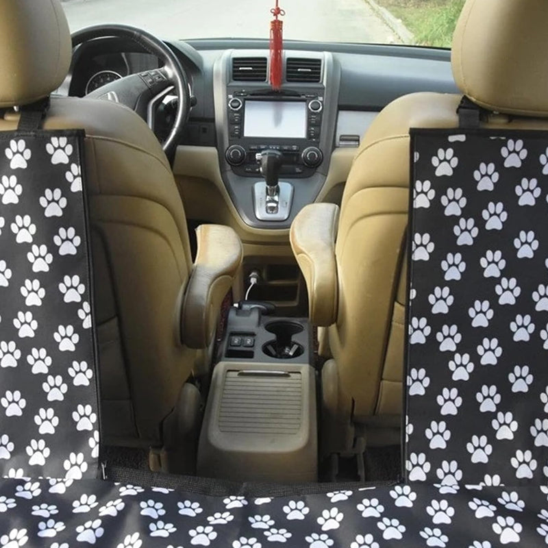 Dog Back Seat Cover with Perspective Mesh Window Waterproof Pet Hammock_6