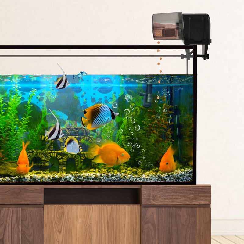 Wi-Fi Enabled Automatic Pet Fish Feeder Food Dispenser- USB Powered_14