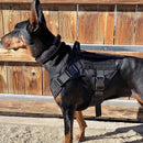 No Pull Adjustable Reflective Tactical Harness for Military Service Dogs_13