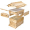 Wooden Beekeeping Beehive Housebox with Auto-Flowing Honey Frames_4