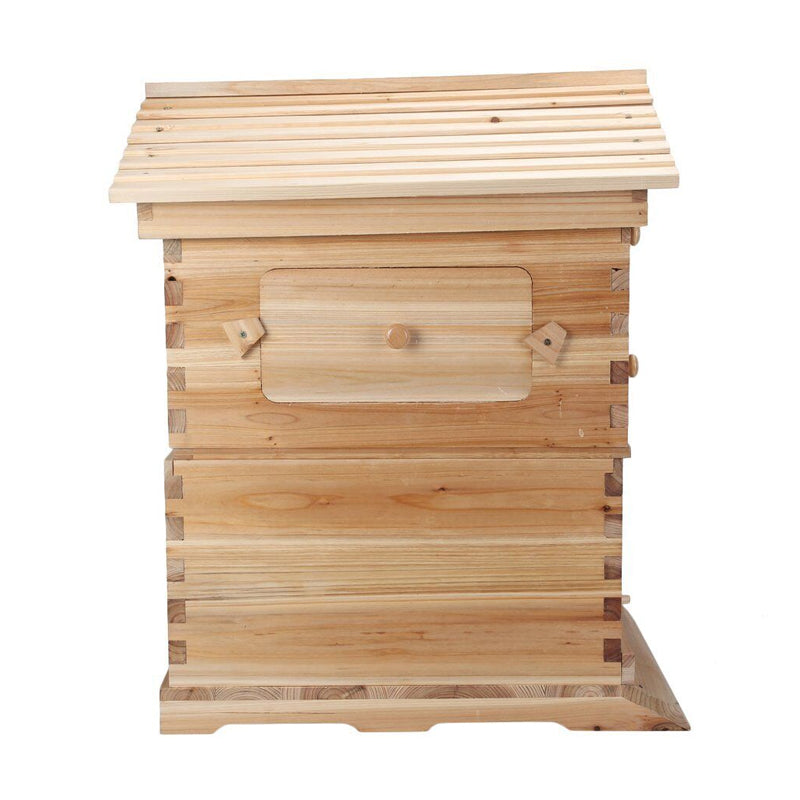 Wooden Beekeeping Beehive Housebox with Auto-Flowing Honey Frames_5