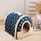 2 in 1 Convertible Pet Bed Warm and Comfortable Igloo-Shaped Pet Cave_11