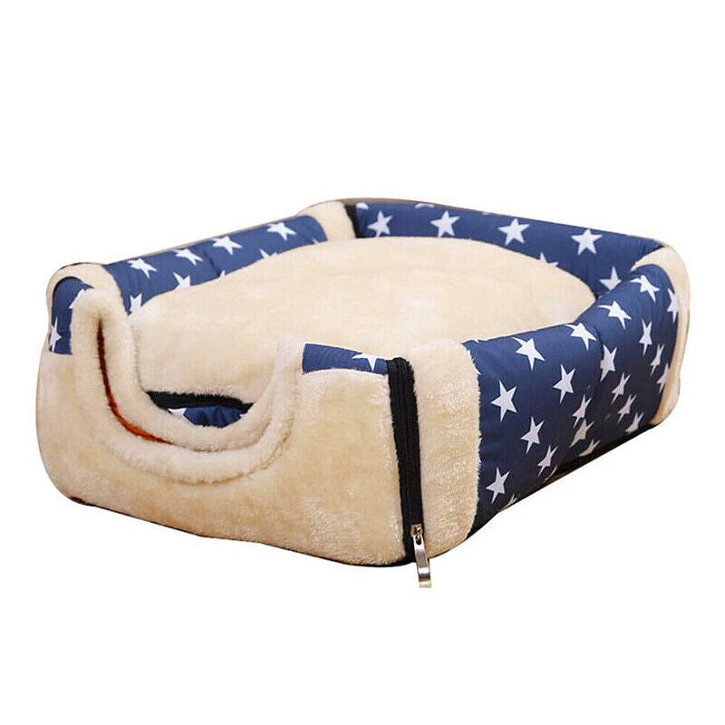 2 in 1 Convertible Pet Bed Warm and Comfortable Igloo-Shaped Pet Cave_3