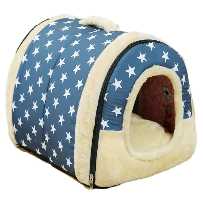 2 in 1 Convertible Pet Bed Warm and Comfortable Igloo-Shaped Pet Cave_5