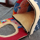 2 in 1 Convertible Pet Bed Warm and Comfortable Igloo-Shaped Pet Cave_6