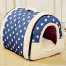 2 in 1 Convertible Pet Bed Warm and Comfortable Igloo-Shaped Pet Cave_7