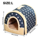 2 in 1 Convertible Pet Bed Warm and Comfortable Igloo-Shaped Pet Cave_13