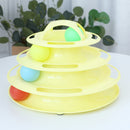 3 Levels Interactive Cat Turntable and Track Ball Training Toy_16
