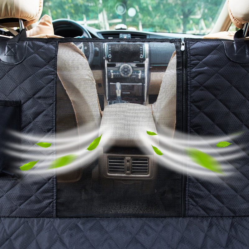 Waterproof Car Seat Protector and Pet Back Seat Hammock_12