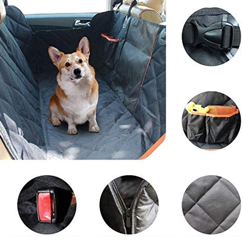 Waterproof Car Seat Protector and Pet Back Seat Hammock_7