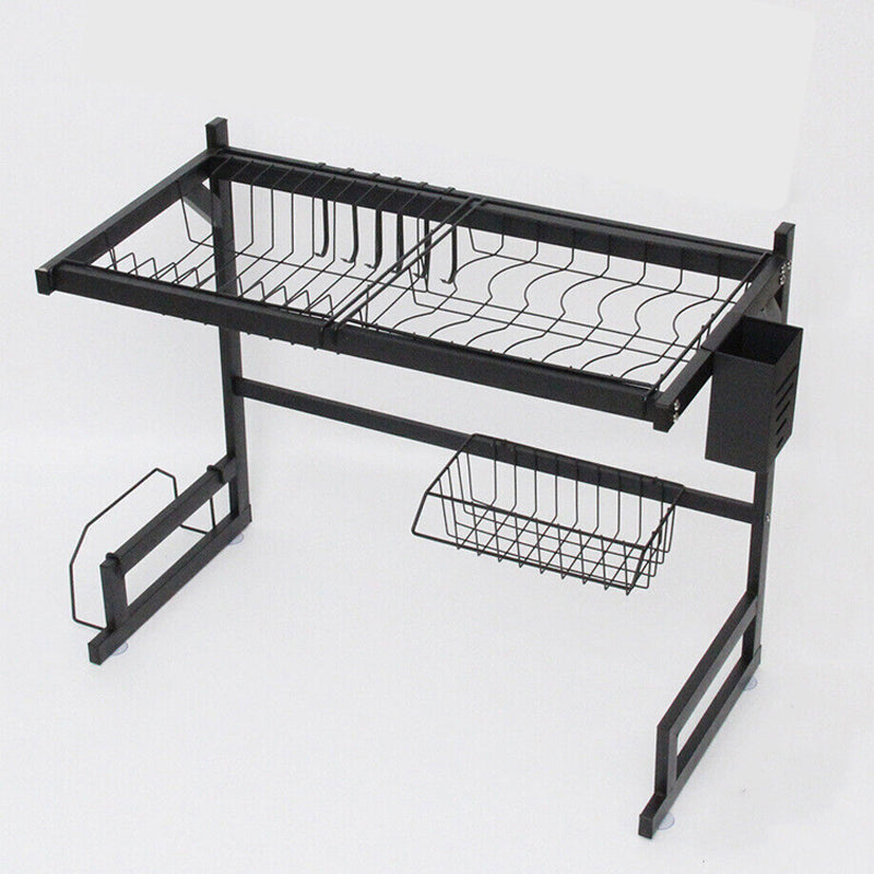 1 / 2 Tier Stainless Steel Dish Drying Rack and Kitchen Cutlery Organize_7
