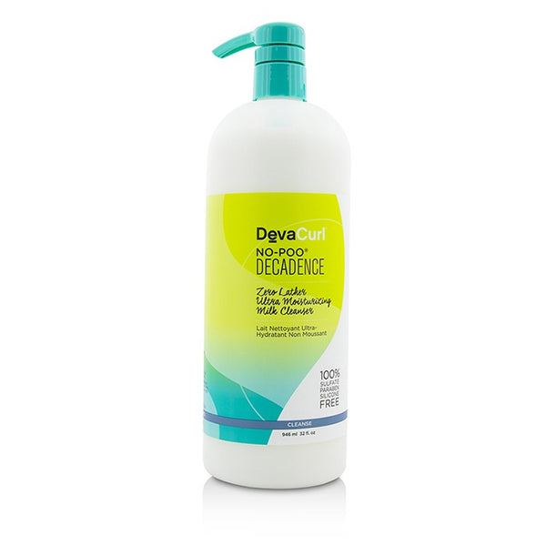 Devacurl No Poo Decadence Zero Lather Ultra Moisturizing Milk Cleanser For Super Curly Hair 946Ml
