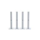 20Cm Floating Shelf Brackets Industrial Metal Shelving Supports 4 Packs