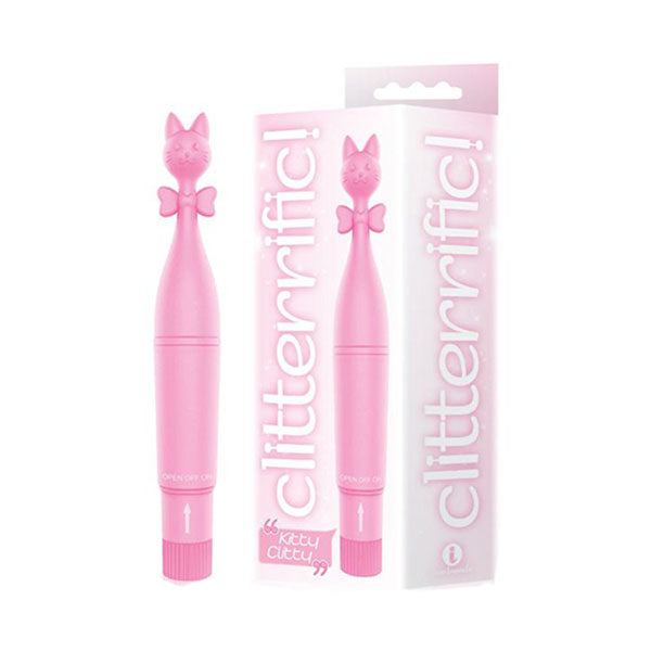 20 Cm Icon Brands The Kitty Clitty Pink Clitoral Stimulator