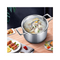 20Cm Stainless Steel Soup Pot With Glass Lid