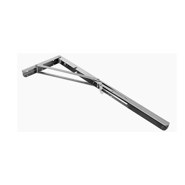 20Inch Stainless Steel Folding Table Bracket 2Pcs Shelf Bench 50Kg