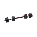 20Kg Adjustable Rubber Dumbbell Set Home Gym Exercise Weights