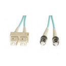 20M Sc St Om4 Multimode Fibre Optic Cable Aqua
