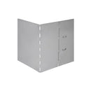 20 Pcs Lawn Fence Galvanised Steel