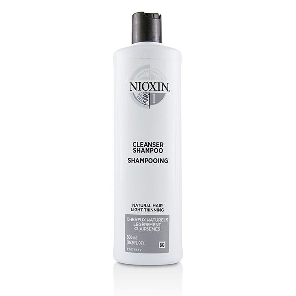 Nioxin Derma Purifying System 1 Cleanser Shampoo Natural Hair Light Thinning 500Ml