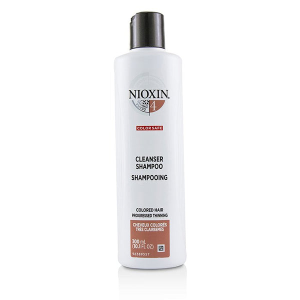 Nioxin Derma Purifying System 4 Cleanser Shampoo Colored Hair Progressed Thinning Color Safe 300Ml