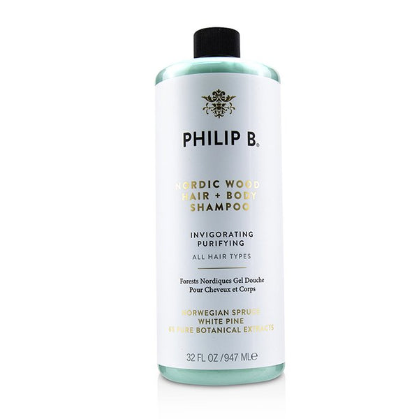 Philip B Nordic Wood Hair And Body Shampoo Invigorating Purifying All Hair Types 947Ml